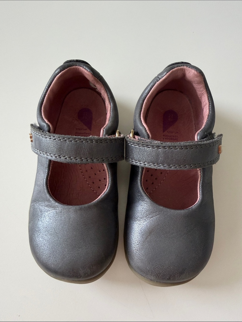 Bobux Mary Jane Shoes with pink Lining